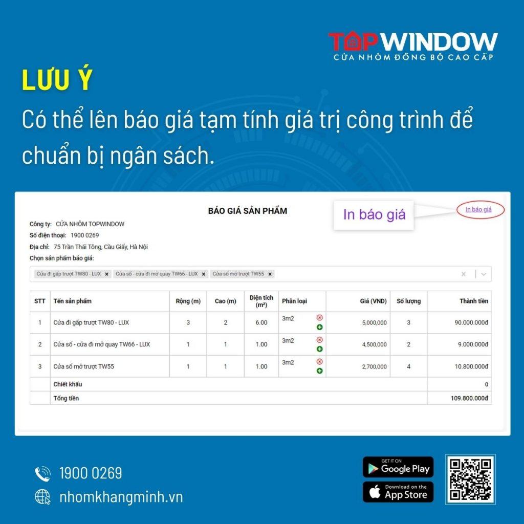 Dễ Dàng Dự Toán Chi Phí Công Trình Trên App Topwindow