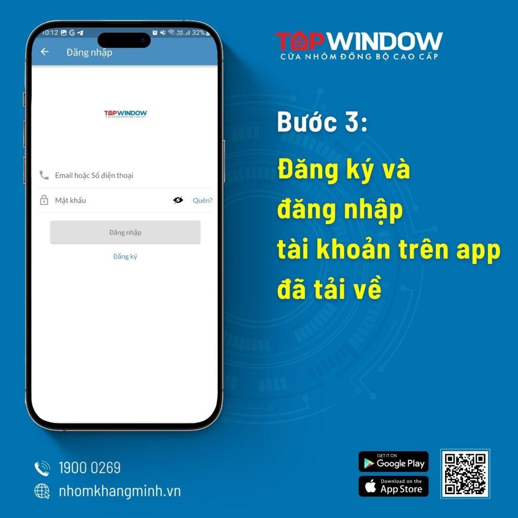 Hướng Dẫn Cài Đặt App Topwindow - Ứng Dụng Di Động Cửa Nhôm Đầu Tiên Tại Việt Nam