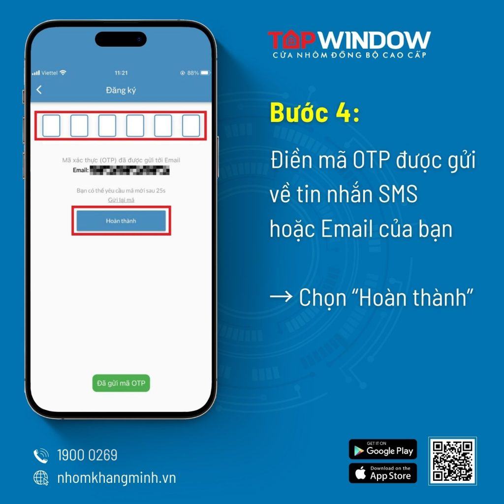 Hướng Dẫn Đăng Ký - Đăng Nhập App Topwindow