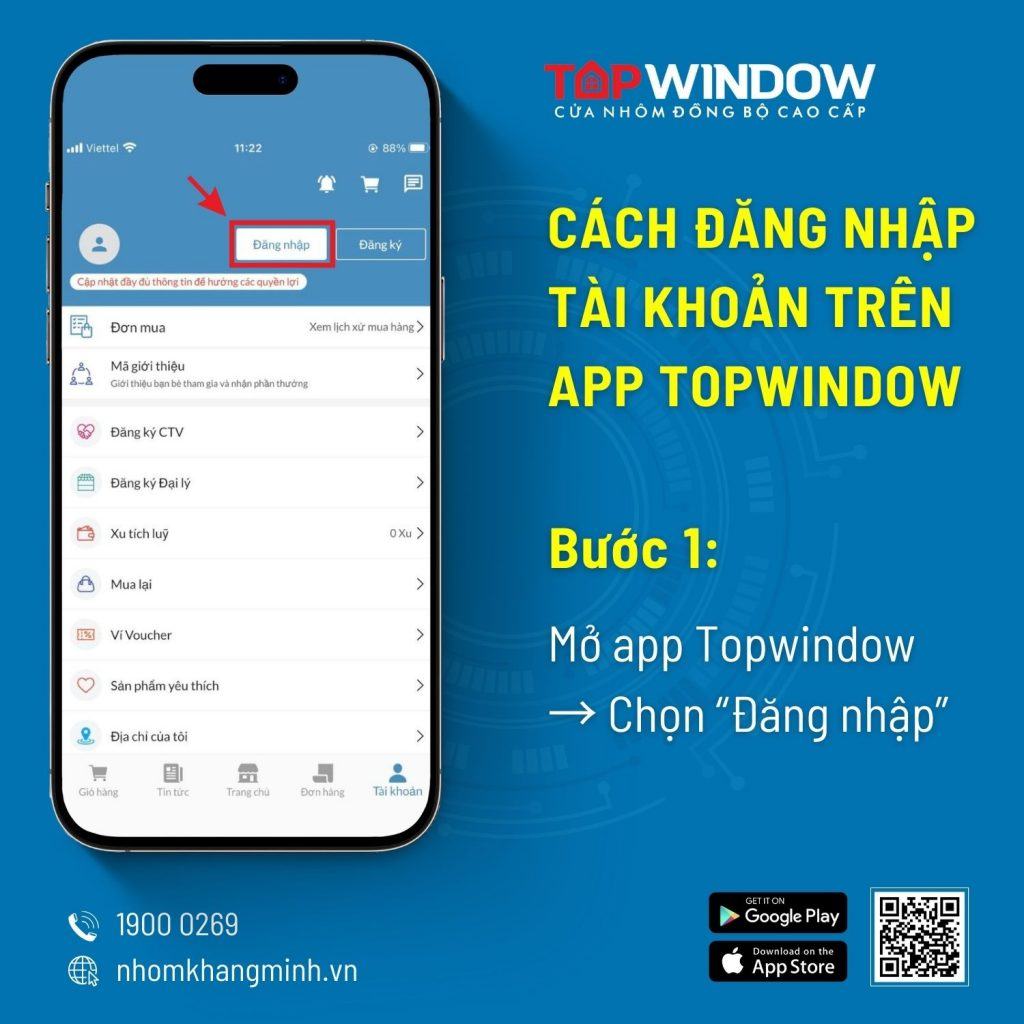 Hướng Dẫn Đăng Ký - Đăng Nhập App Topwindow