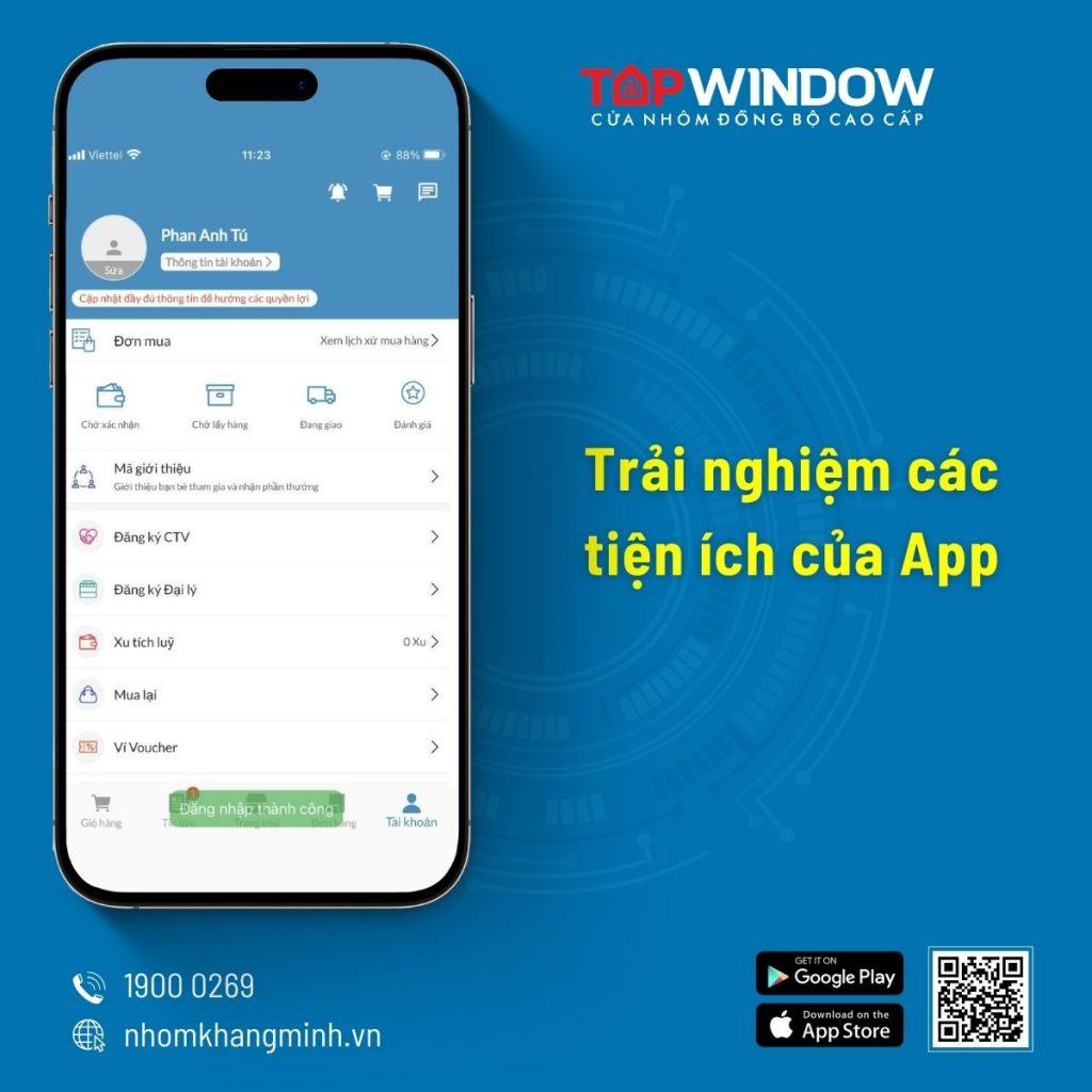 Hướng Dẫn Đăng Ký - Đăng Nhập App Topwindow
