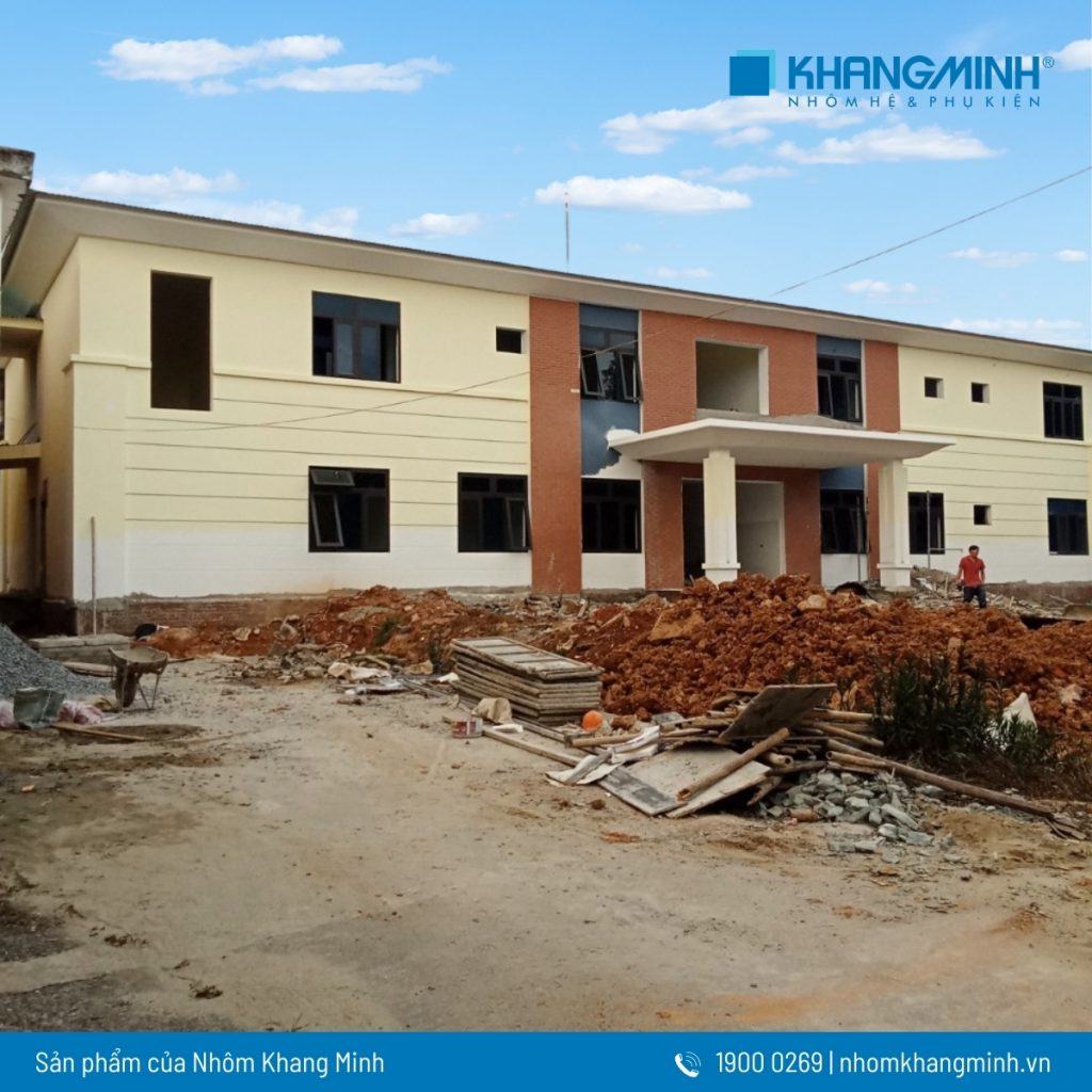 Dự Án TTYT Huyện Thanh Chương Sử Dụng Cửa Nhôm XF-ECO Của Nhôm Khang Minh