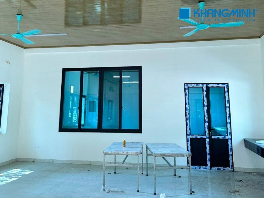 Nhôm Khang Minh Góp Mặt Tại Công Trình Nhà Bếp Ăn Công An Hình Sự Tỉnh Vĩnh Phúc
