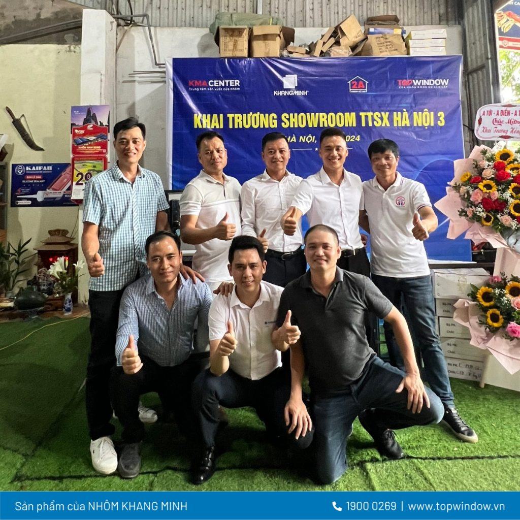 Tưng Bừng Khai Trương Showroom Topwindow Tại TTSX Cửa Nhôm Hà Nội 3