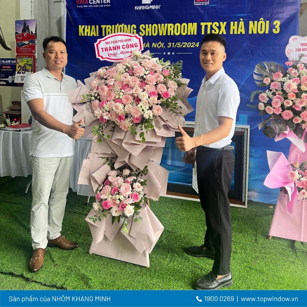 Tưng Bừng Khai Trương Showroom Topwindow Tại TTSX Cửa Nhôm Hà Nội 3